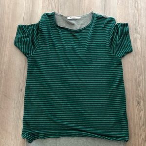 t by alexander wang striped sweater t-shirt, small